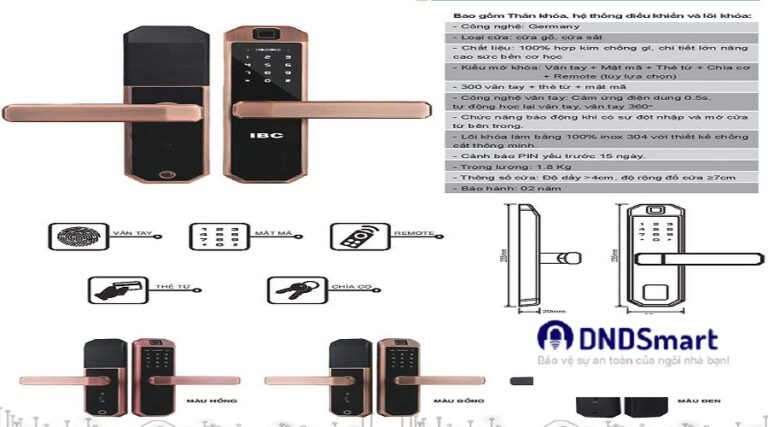 Hướng dẫn sử dụng khóa vân tay